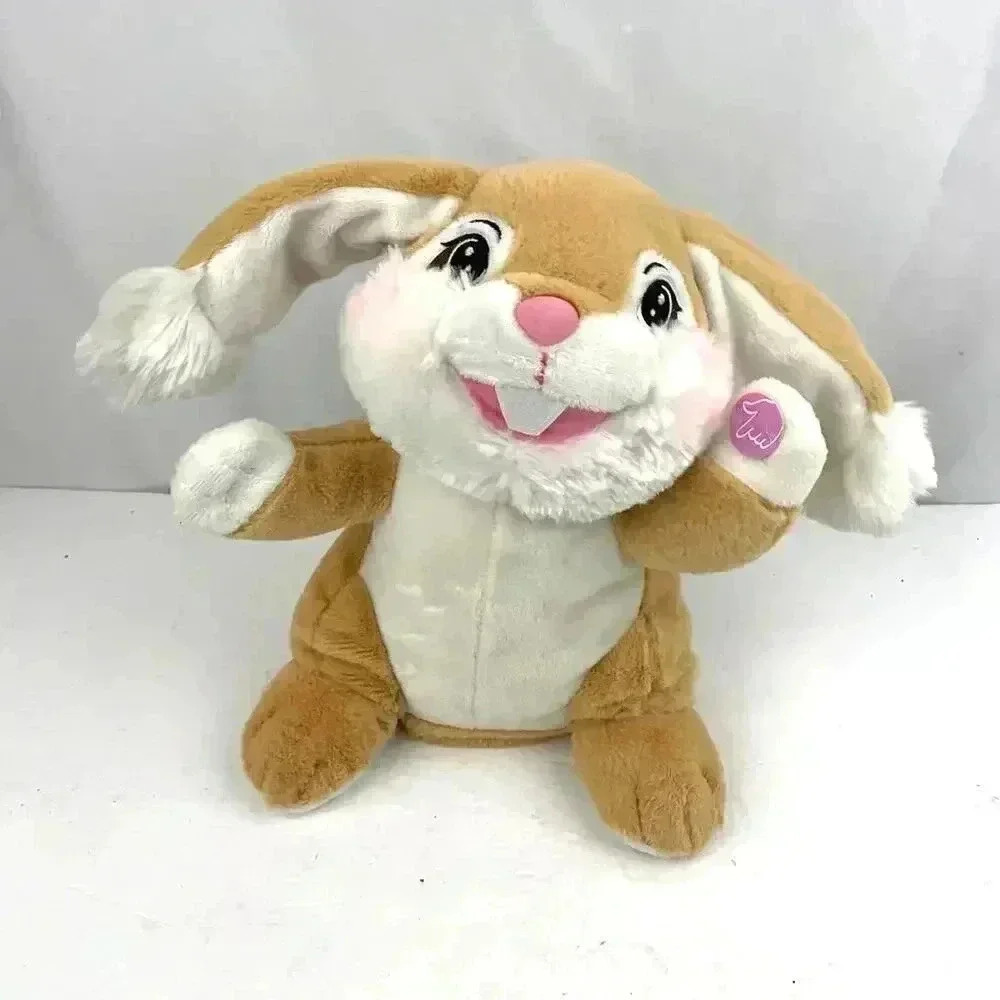 Dancing Singing Animated Rabbit Bunny Plush 11” Cheeks Light up Dan‎ Dee